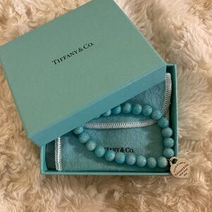 Please Return to Tiffany & Co. 925 robins egg blue bracelet